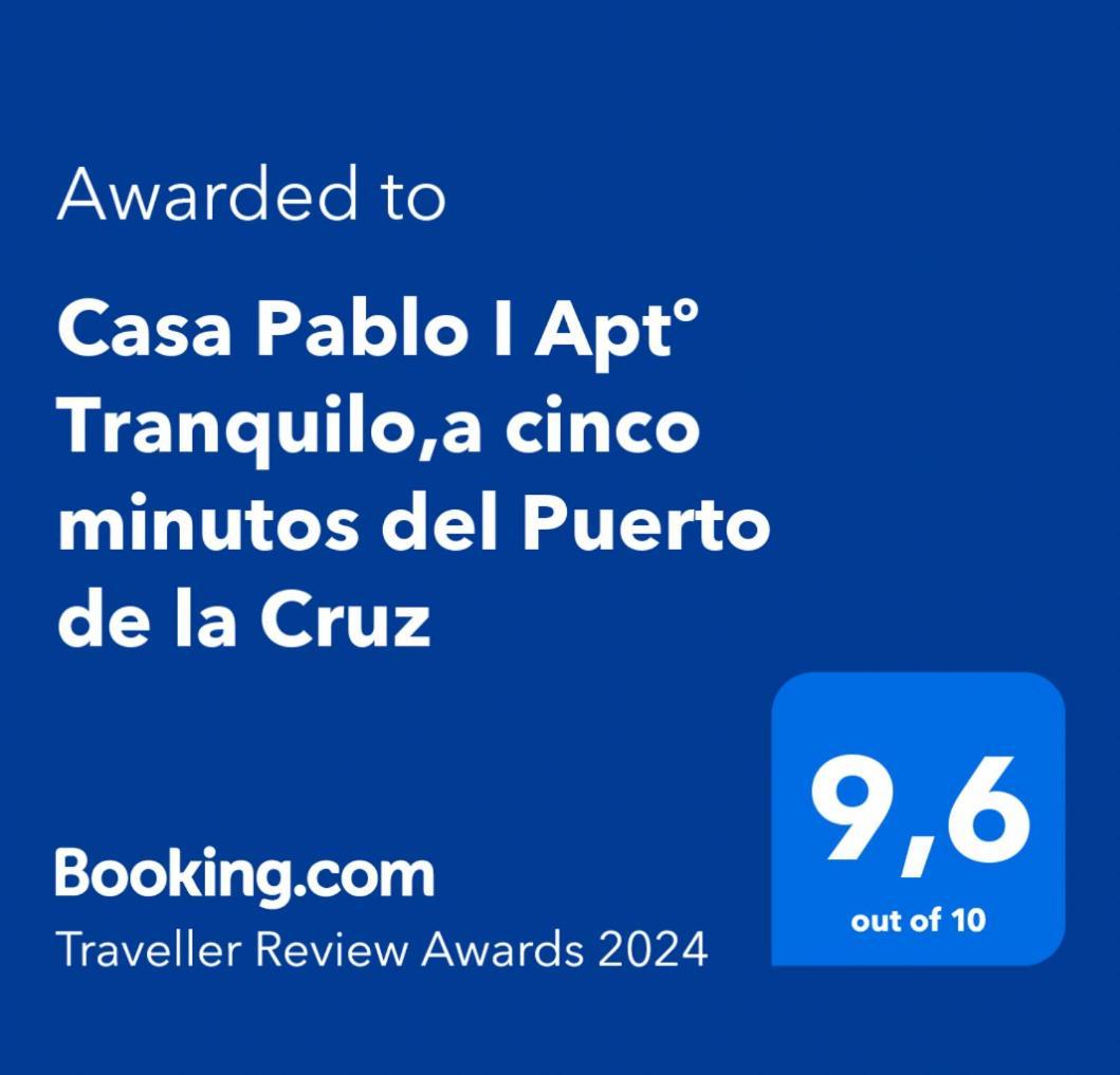 Casa Pablo I Aptº Tranquilo,A Cinco Minutos Del Puerto De La Cruz Λος Ρεαλέχος Εξωτερικό φωτογραφία